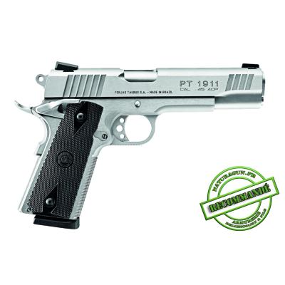 TAURUS - PISTOLET - CAT B - PT 1911 - INOX - 5" - 45 ACP - 512095