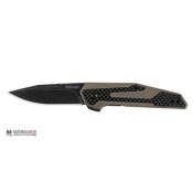 KERSHAW - COUTEAU PLIANT - FRAXION - LAME 70MM - MANCHE G10 / CARBONE - KW1160T*