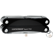 LEATHERMAN - MULTIFONCTIONS - SQUIRT® - PS4 - BLACK - 831232*