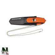 ALPINA SPORT - COUTEAU FIXE - FOURREAU - LITTLE ANCHO - NOIR / ORANGE - 5.0997-1