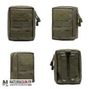 NATURAGUN® - POCHETTE - TACTIQUE MILITAIRE - EDC - MOLLE -OLIVE