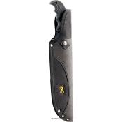 BROWNING - COUTEAU FIXE - HOG HUNTER - ETUIS TEXT. - CHASSEUR DE COCHON - 322865