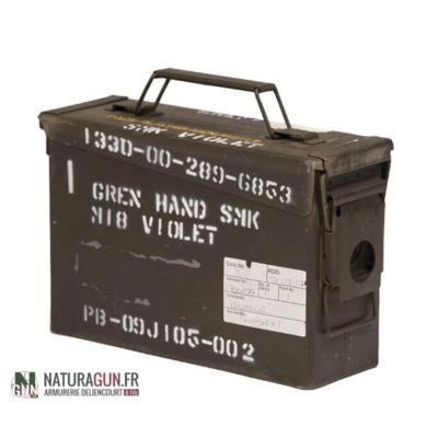 EUROPARM - CAISSE A MUNITIONS - ARMY US METAL - OCC -23X17.5X9CM - 7.62 - A60448