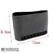 NATURAGUN® - PLAQUE DE COUCHE - PROTECTION RECUL - 12 CM - GUN RECOIL PAD - NOIR