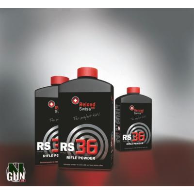 RELOAD SWISS - POUDRE - RS36 - RIFLE - CARABINE - BIDON 1 KG - RS20052465