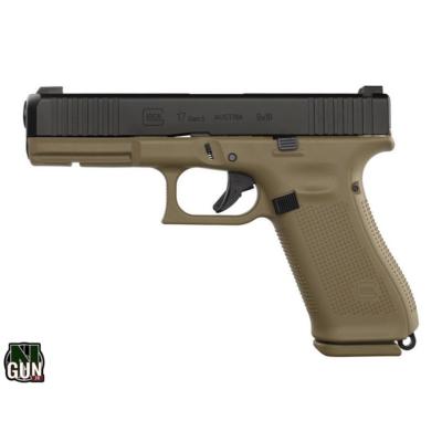 GLOCK - PISTOLET - CAT B - 17 GEN 5 FR - 9MM - COYOTE - ARMEE FRANCAISE - 65363