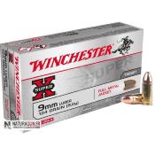 WINCHESTER - MUNITION - CAT B - 9MM - 124 GR - 8G - FMJ - CW9MM124 - X50