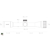 HAWKE - LUNETTE TIR - VANTAGE - 4X32 - AO - MIL DOT- 14102