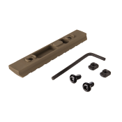 RANGER ARMORY - MONTAGE - M-LOCK RAIL PICATINNY - 9 SLOTS - TAN - A68664