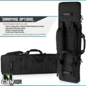 SAVIOR - FOURREAU - URBAN WARFARE - 130 CM - 2 ARMES EPAULE - RB-5112DG-VER2-BK